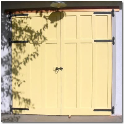 Yellow Sing Honeycomb Carriage Door